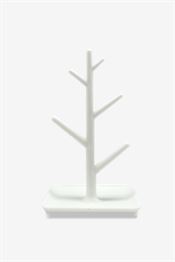 Mono Smyckesträd, minimalistiskt i vit